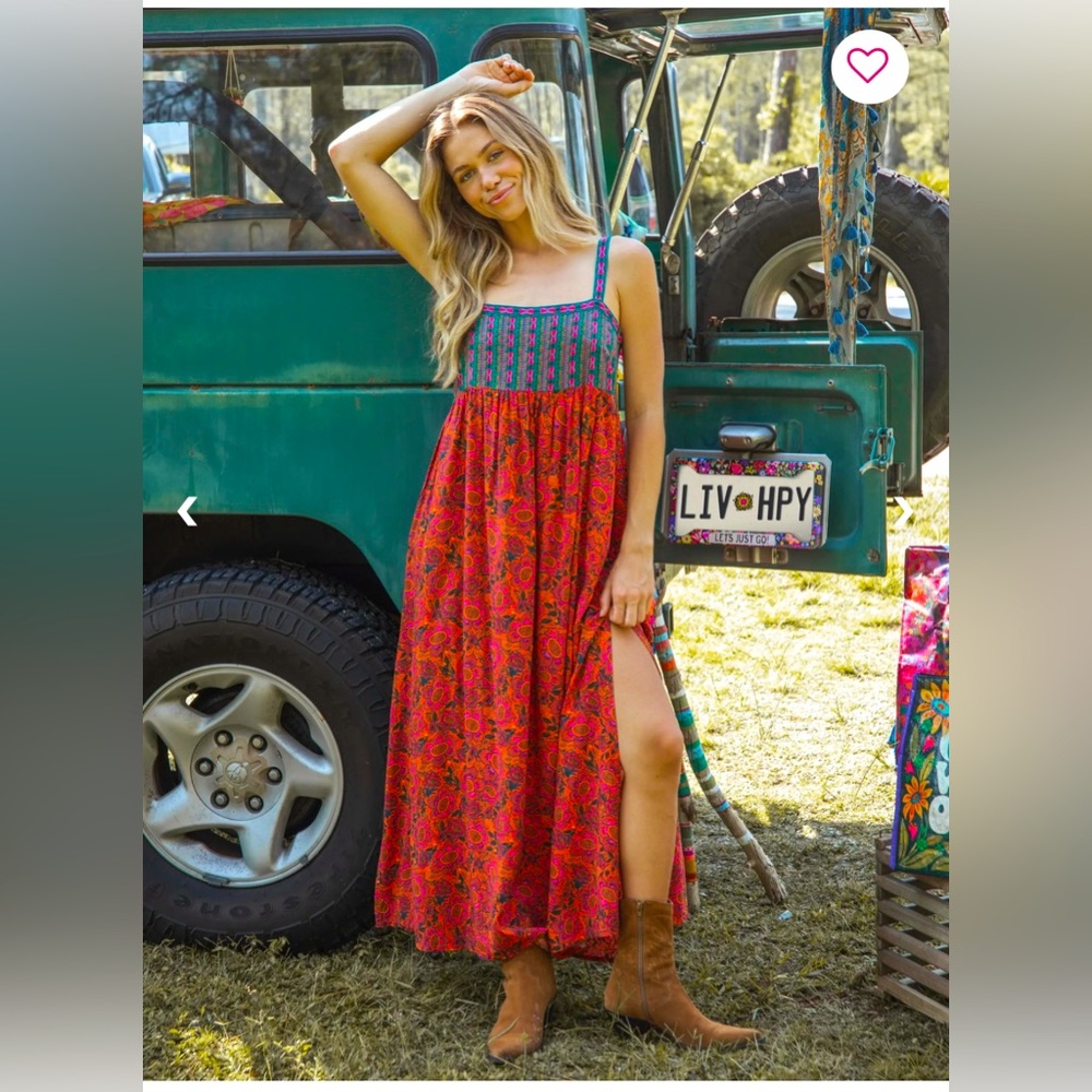 Patti Side Slit Maxi Dress